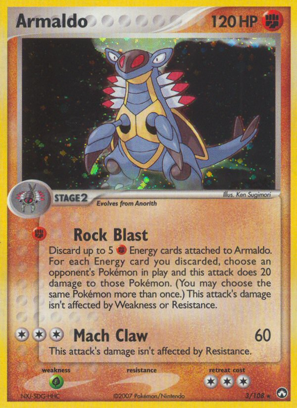 Armaldo (3/108) [EX: Power Keepers] | Galactic Gamez