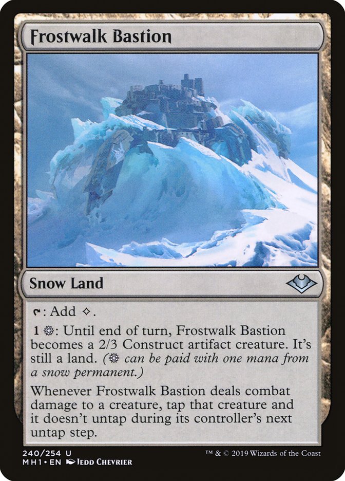 Frostwalk Bastion [Modern Horizons] | Galactic Gamez