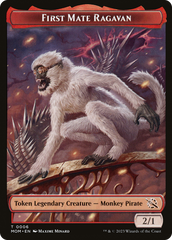First Mate Ragavan // Teferi's Talent Emblem Double-Sided Token [March of the Machine Commander Tokens] | Galactic Gamez