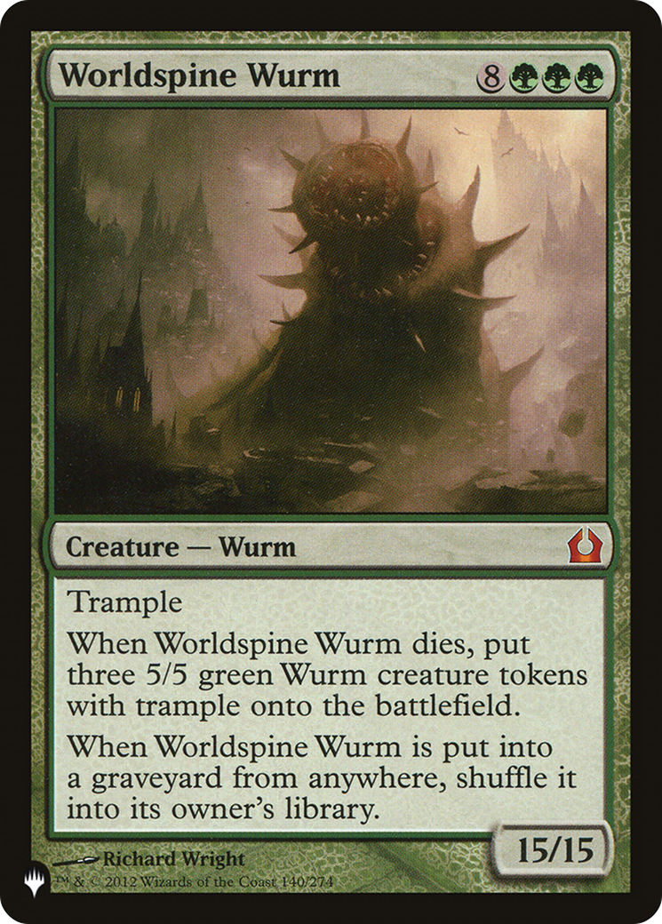 Worldspine Wurm [The List] | Galactic Gamez