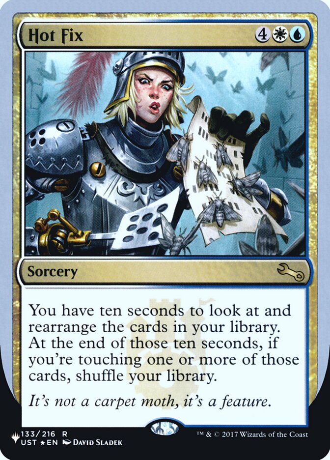 Hot Fix (Unfinity Foil Edition) [The List] | Galactic Gamez