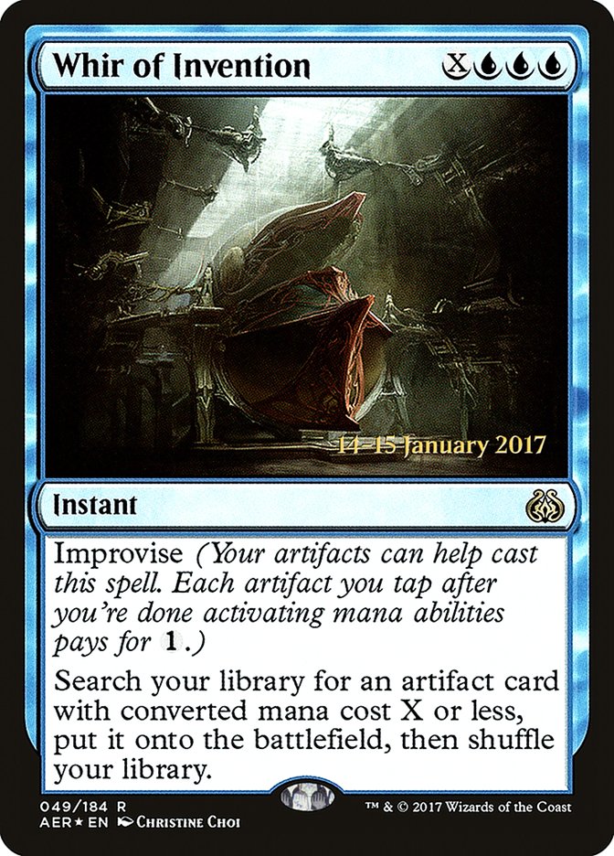 Whir of Invention [Aether Revolt Prerelease Promos] | Galactic Gamez