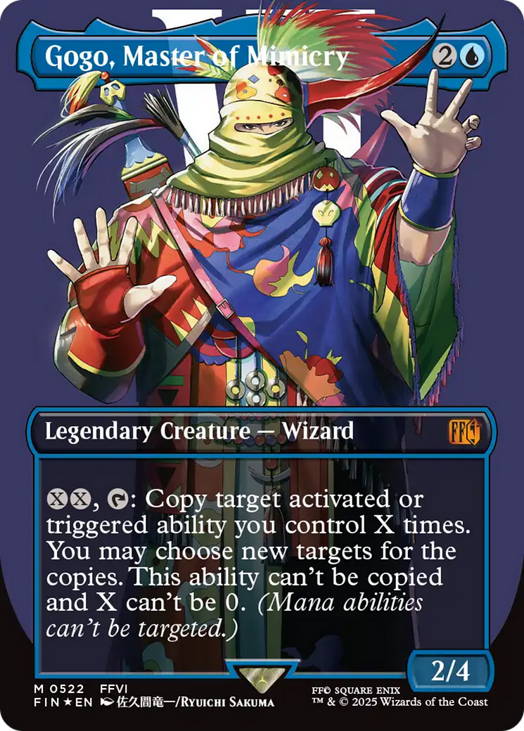 Gogo, Master of Mimicry (Borderless) (Surge Foil) [FINAL FANTASY] | Galactic Gamez