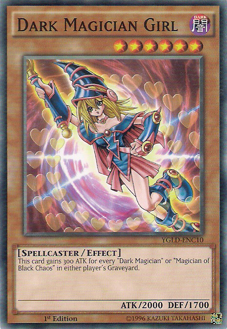 Dark Magician Girl [YGLD-ENC10] Common | Galactic Gamez