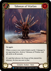 Talisman of Warfare [EVR193] (Everfest)  1st Edition Cold Foil | Galactic Gamez