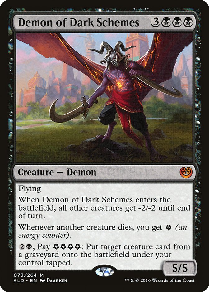 Demon of Dark Schemes [Kaladesh] | Galactic Gamez