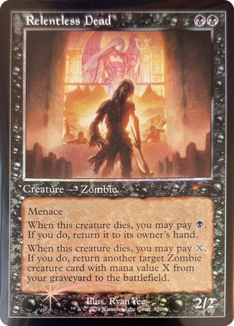 Relentless Dead (Retro Frame) [Secret Lair Drop Series] | Galactic Gamez