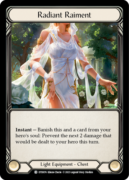 Radiant Raiment [DTD076] (Dusk Till Dawn)  Cold Foil | Galactic Gamez