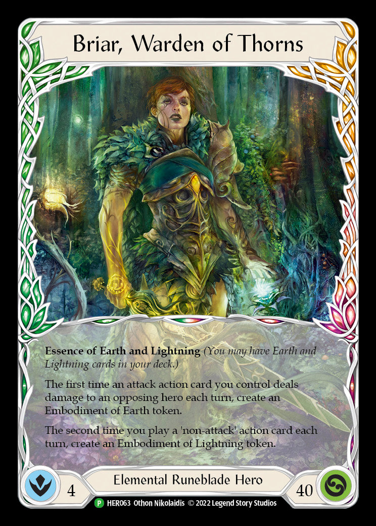Briar, Warden of Thorns [HER063] (Promo)  Cold Foil | Galactic Gamez