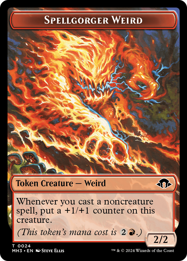 Eldrazi Spawn // Spellgorger Weird Double-Sided Token [Modern Horizons 3 Tokens] | Galactic Gamez