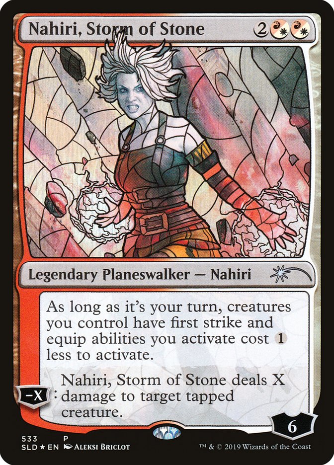 Nahiri, Storm of Stone (Stained Glass) [Secret Lair Drop Promos] | Galactic Gamez