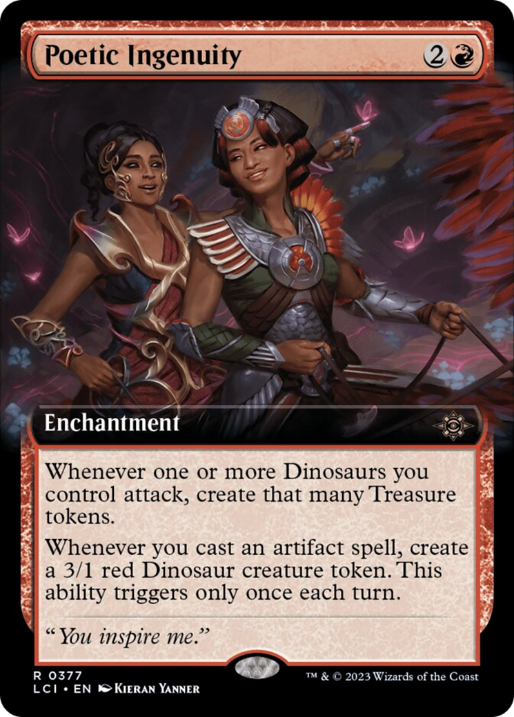 Poetic Ingenuity (Extended Art) [The Lost Caverns of Ixalan] | Galactic Gamez