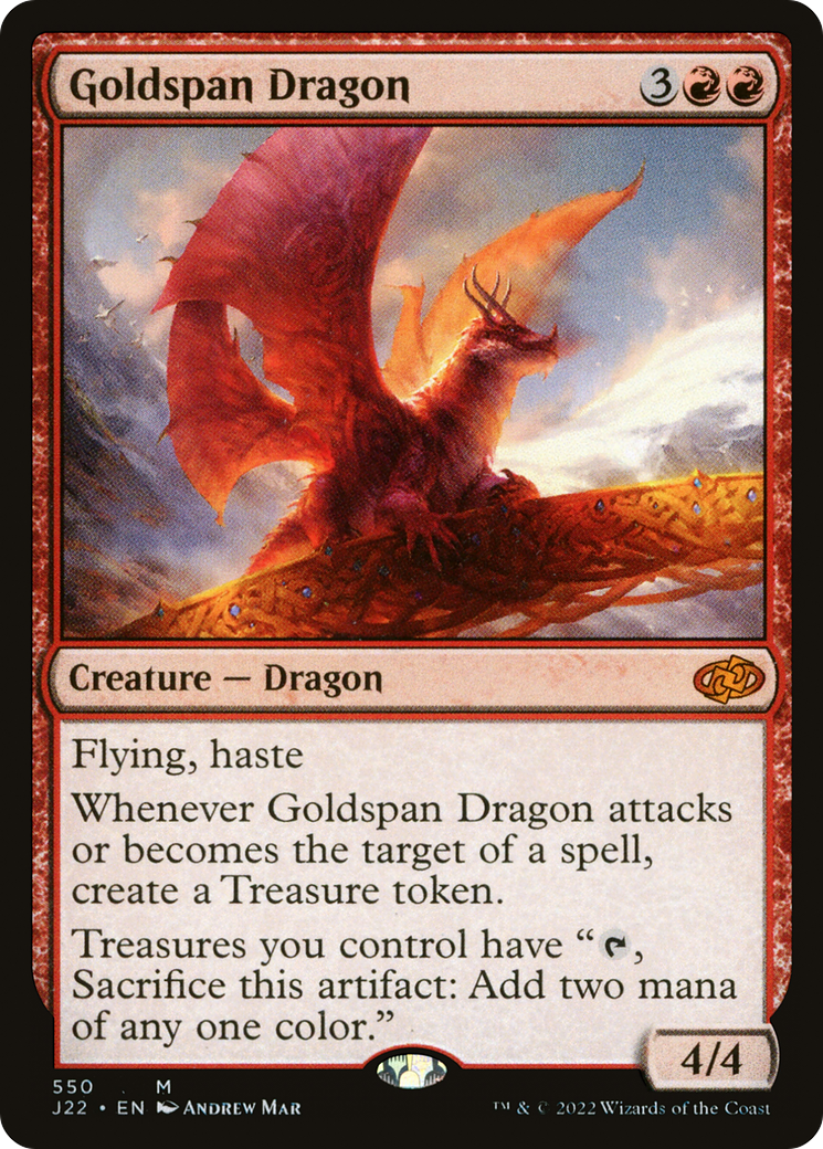 Goldspan Dragon [Jumpstart 2022] | Galactic Gamez
