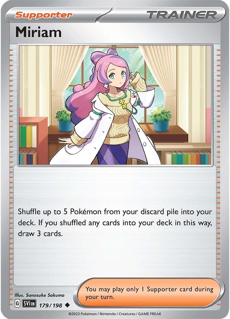 Miriam (179/198) [Scarlet & Violet: Base Set] | Galactic Gamez