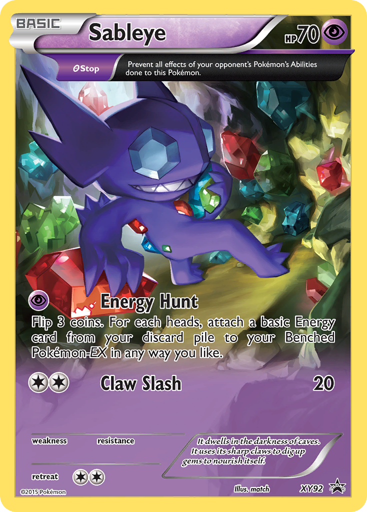 Sableye (XY92) [XY: Black Star Promos] | Galactic Gamez