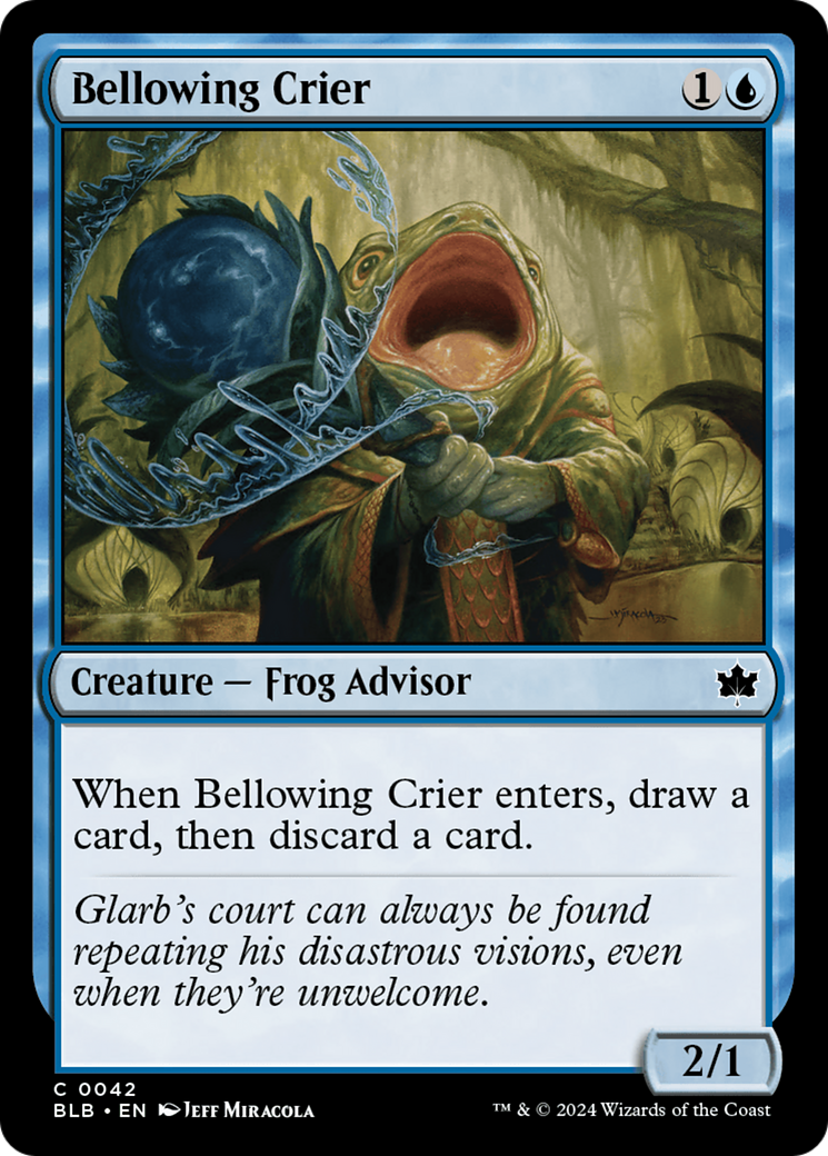 Bellowing Crier [Bloomburrow] | Galactic Gamez