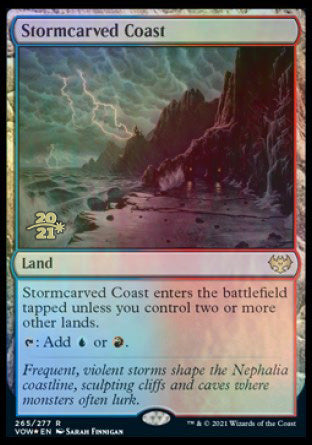 Stormcarved Coast [Innistrad: Crimson Vow Prerelease Promos] | Galactic Gamez