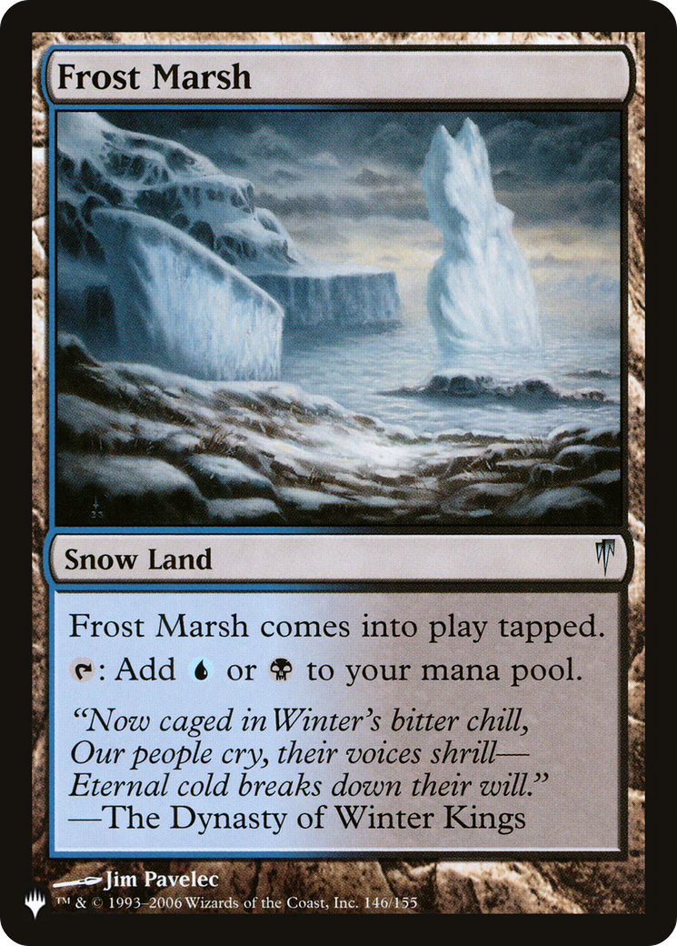 Frost Marsh [The List Reprints] | Galactic Gamez