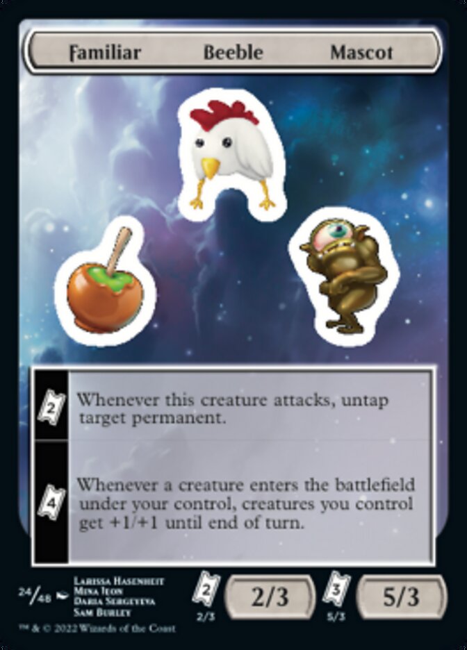 Familiar Beeble Mascot [Unfinity Stickers] | Galactic Gamez