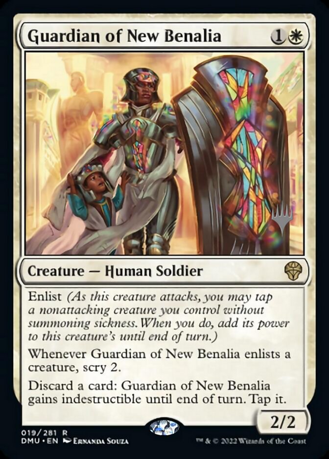 Guardian of New Benalia (Promo Pack) [Dominaria United Promos] | Galactic Gamez