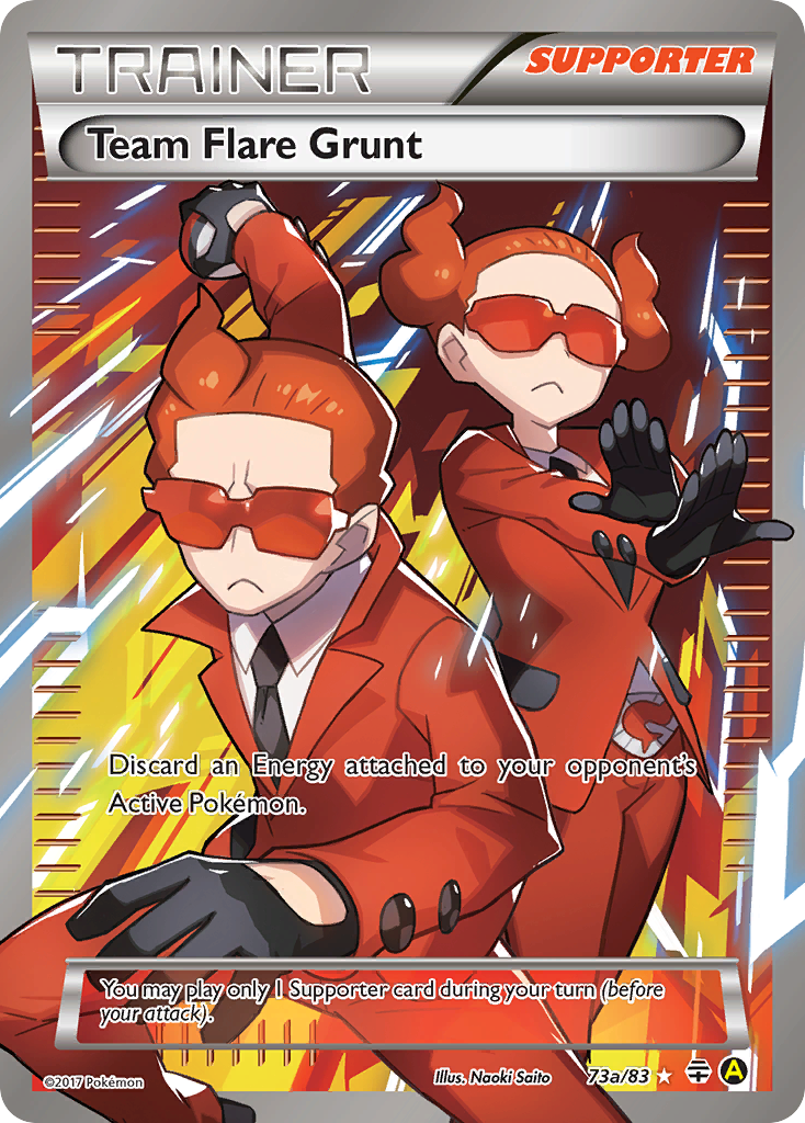 Team Flare Grunt (73a/83) [Alternate Art Promos] | Galactic Gamez