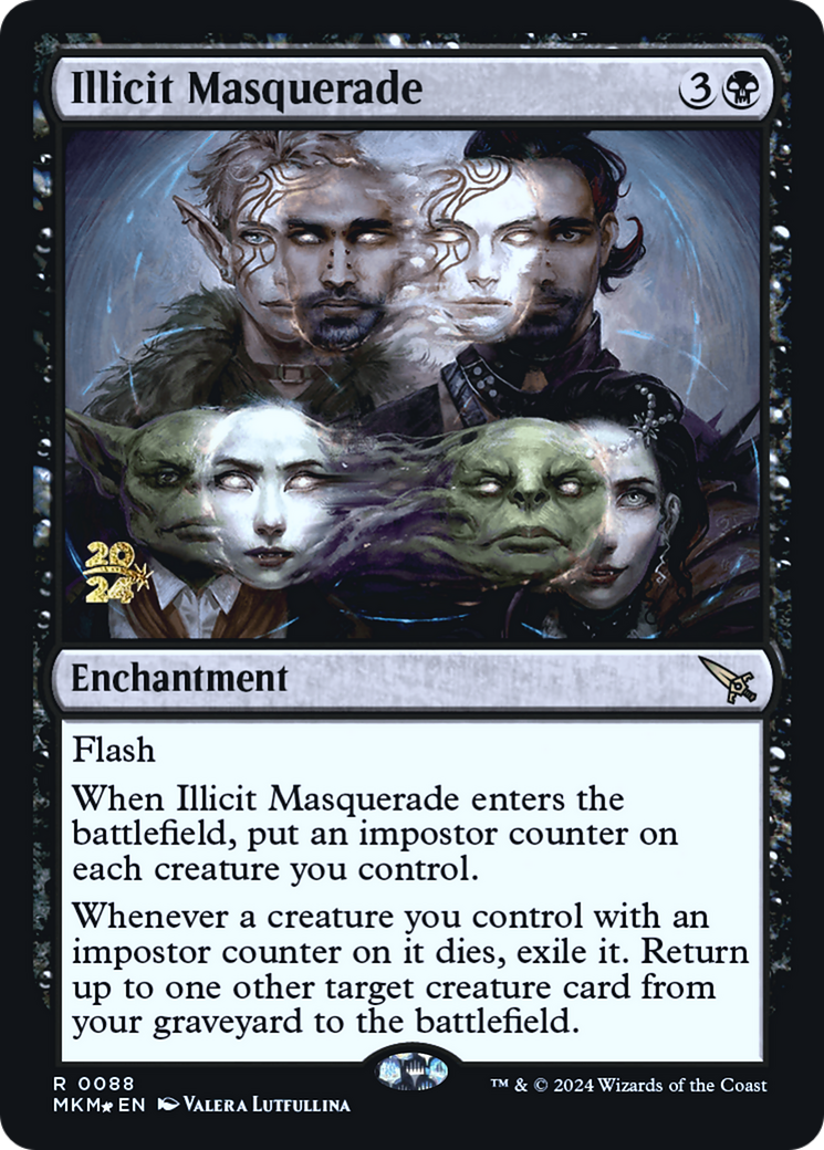 Illicit Masquerade [Murders at Karlov Manor Prerelease Promos] | Galactic Gamez