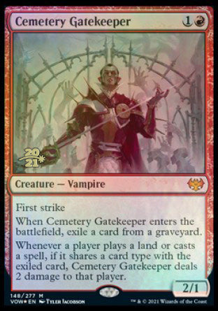 Cemetery Gatekeeper [Innistrad: Crimson Vow Prerelease Promos] | Galactic Gamez