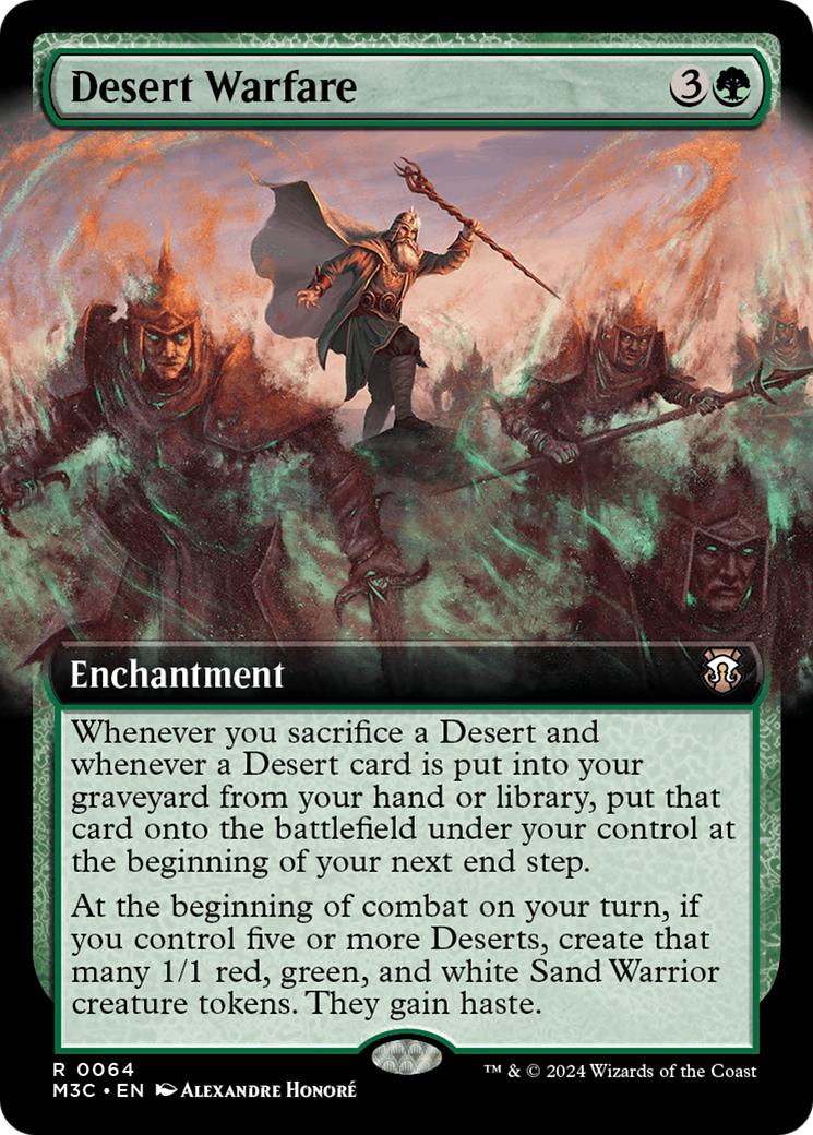 Desert Warfare (Extended Art) [Modern Horizons 3 Commander] | Galactic Gamez