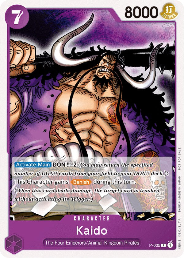 Kaido (Promotion Pack 2022) [One Piece Promotion Cards] | Galactic Gamez