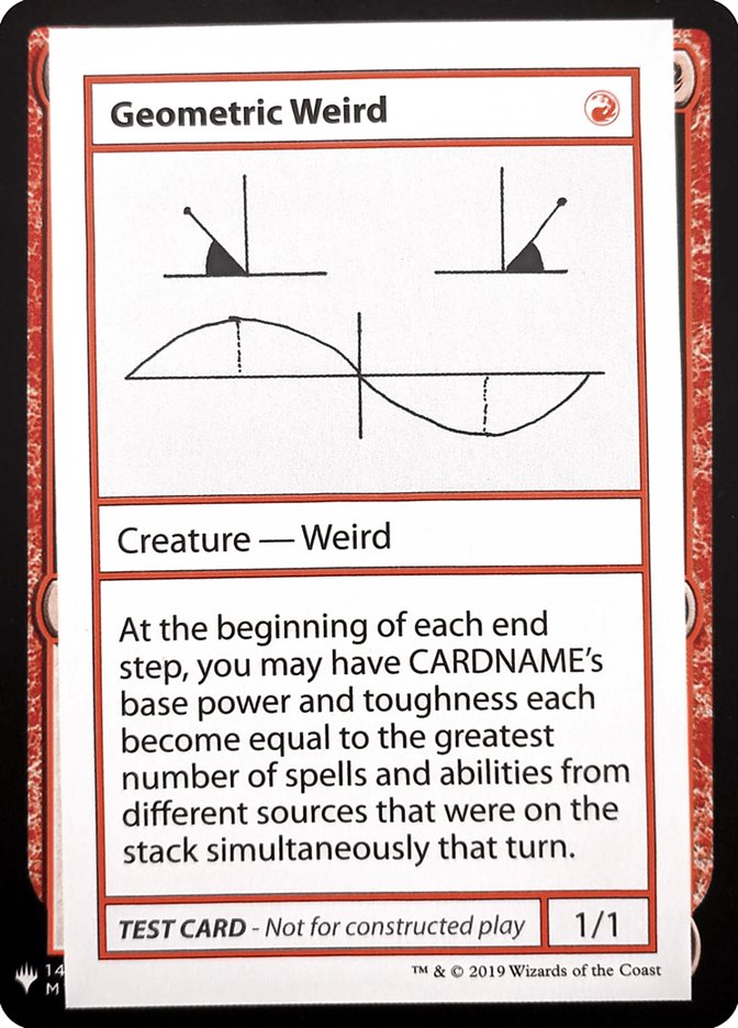 Geometric Weird [Mystery Booster Playtest Cards] | Galactic Gamez