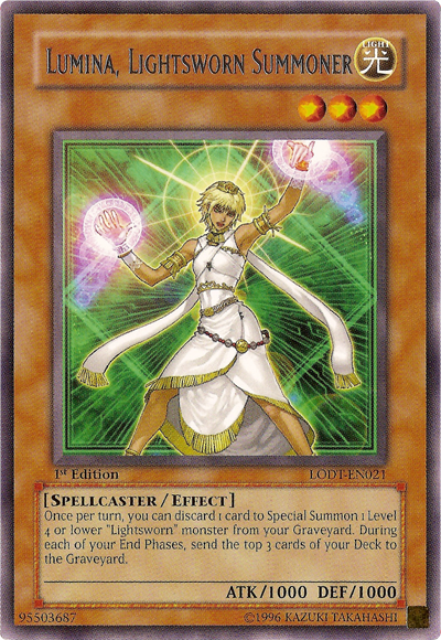 Lumina, Lightsworn Summoner [LODT-EN021] Rare | Galactic Gamez