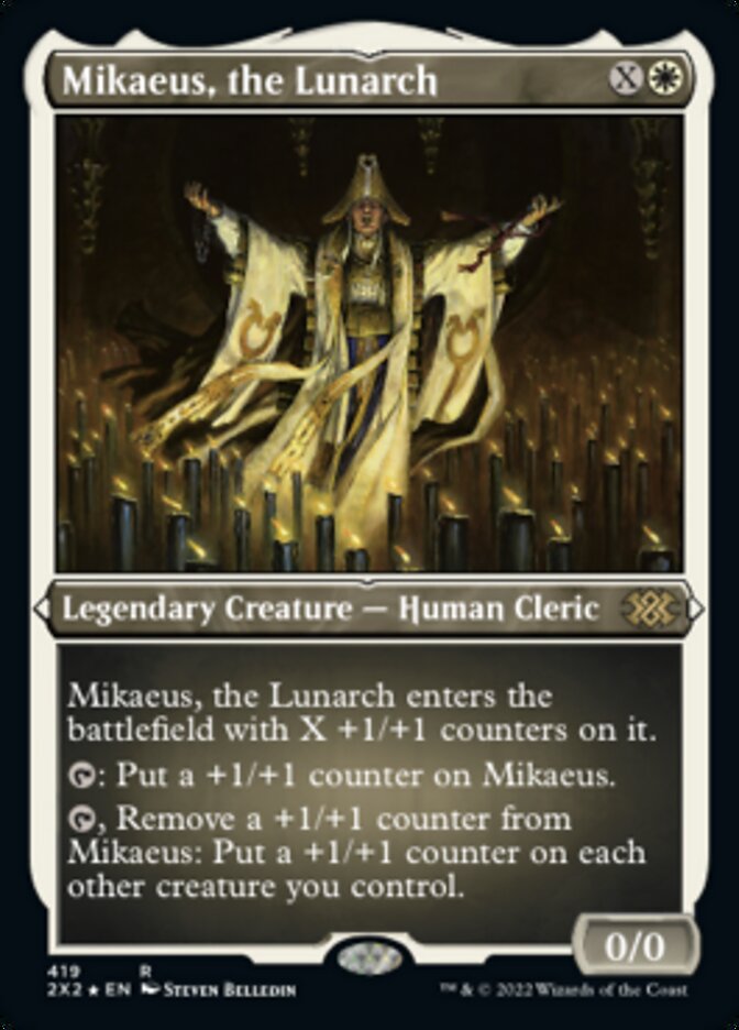 Mikaeus, the Lunarch (Foil Etched) [Double Masters 2022] | Galactic Gamez