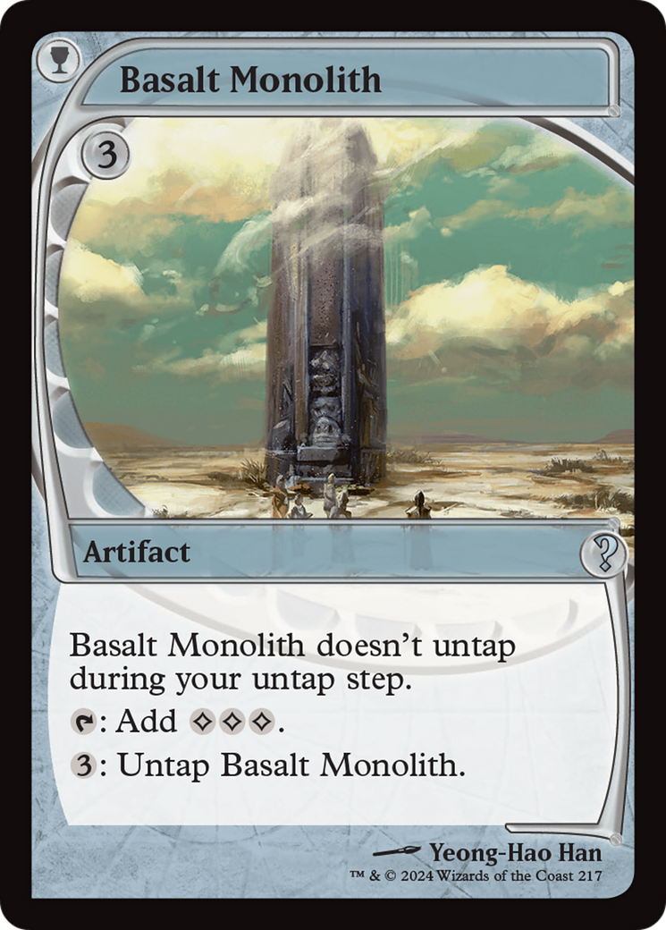 Basalt Monolith (Future Sight) [Mystery Booster 2] | Galactic Gamez