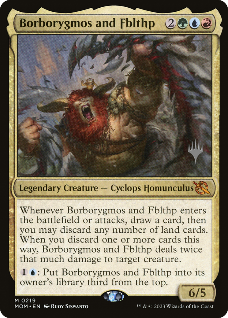 Borborygmos and Fblthp (Promo Pack) [March of the Machine Promos] | Galactic Gamez