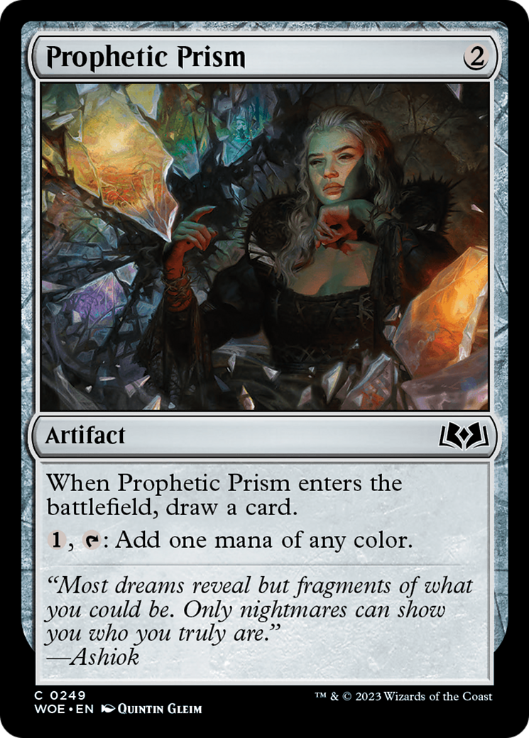Prophetic Prism [Wilds of Eldraine] | Galactic Gamez