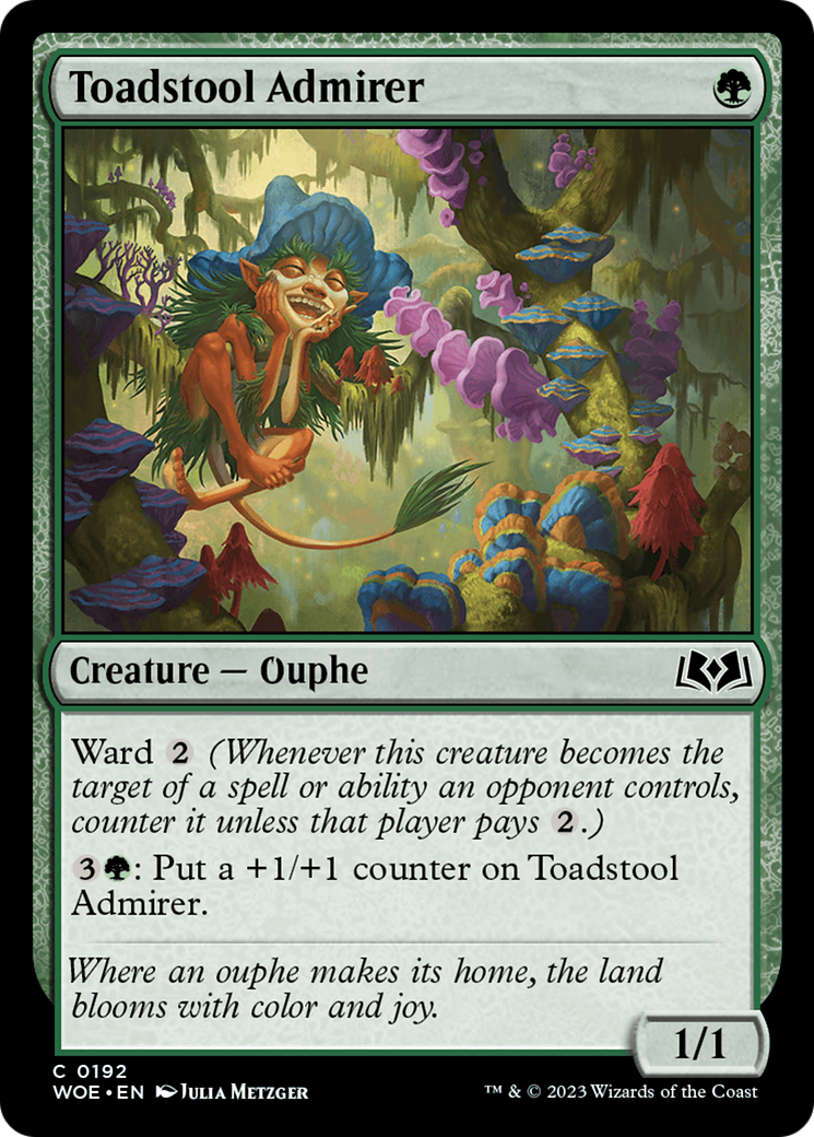 Toadstool Admirer [Wilds of Eldraine] | Galactic Gamez