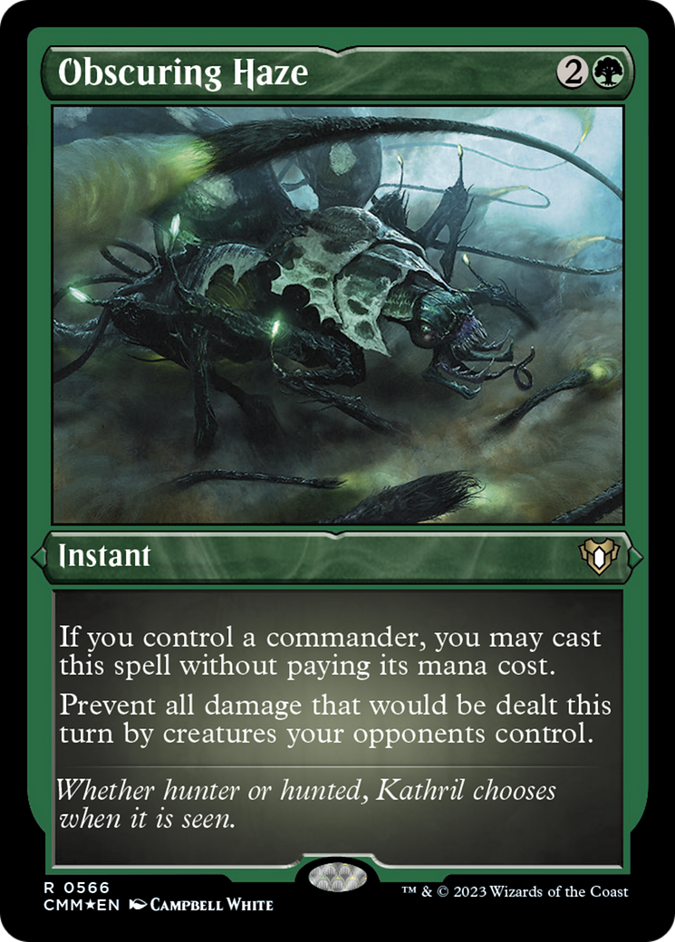 Obscuring Haze (Foil Etched) [Commander Masters] | Galactic Gamez