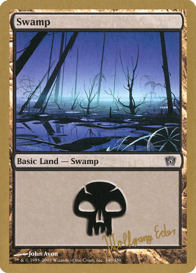 Swamp (we340) (Wolfgang Eder) [World Championship Decks 2003] | Galactic Gamez