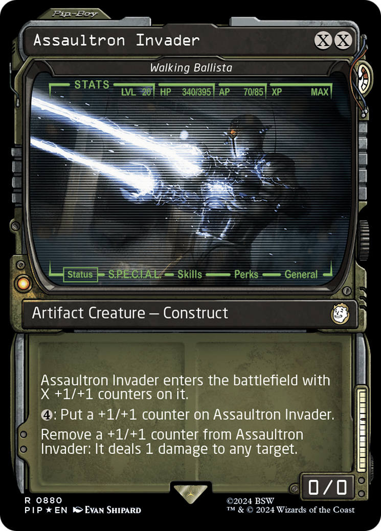 Assaultron Invader - Walking Ballista (Surge Foil) [Fallout] | Galactic Gamez