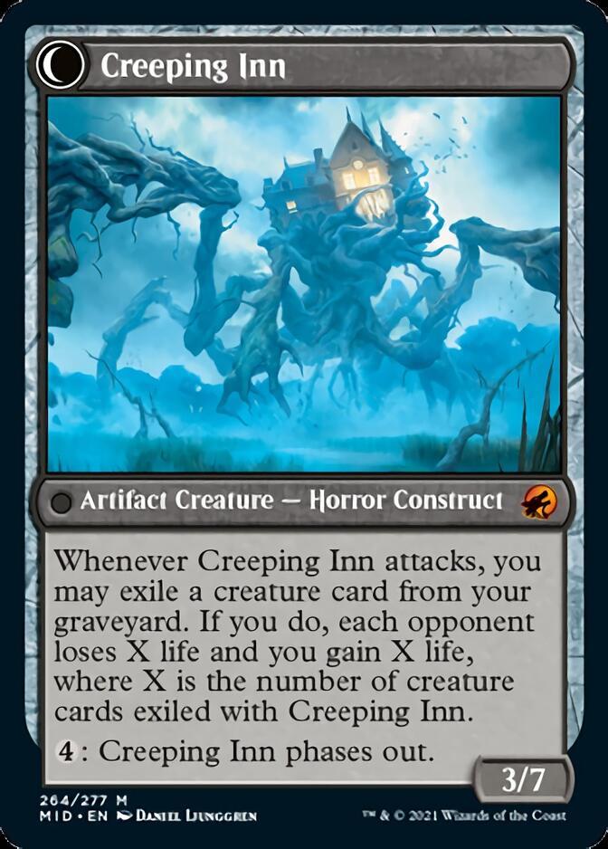 Hostile Hostel // Creeping Inn [Innistrad: Midnight Hunt] | Galactic Gamez