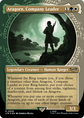 Aragorn, Company Leader (Showcase) (Surge Foil) [The Lord of the Rings: Tales of Middle-Earth] | Galactic Gamez