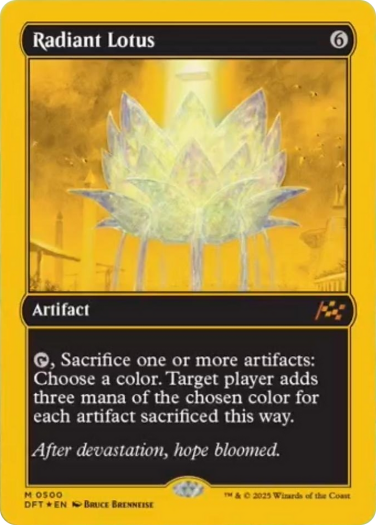 Radiant Lotus (First-Place Foil) [Aetherdrift] | Galactic Gamez