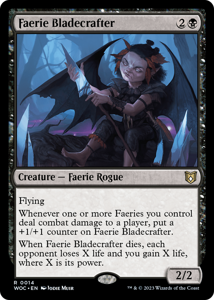 Faerie Bladecrafter [Wilds of Eldraine Commander] | Galactic Gamez