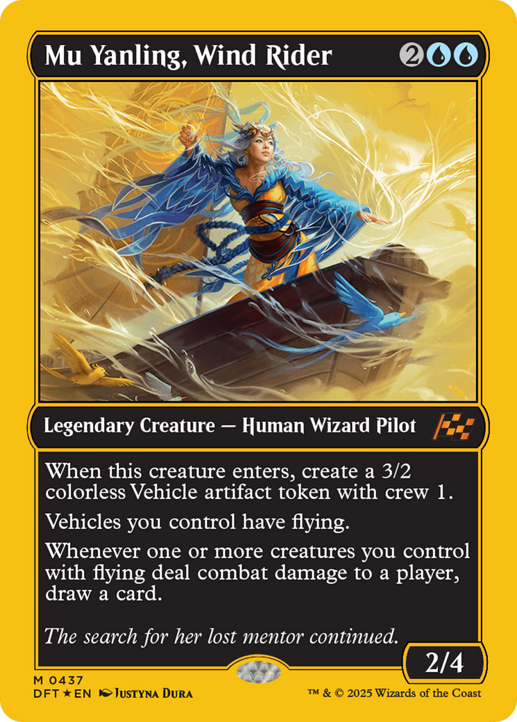 Mu Yanling, Wind Rider (First-Place Foil) [Aetherdrift] | Galactic Gamez