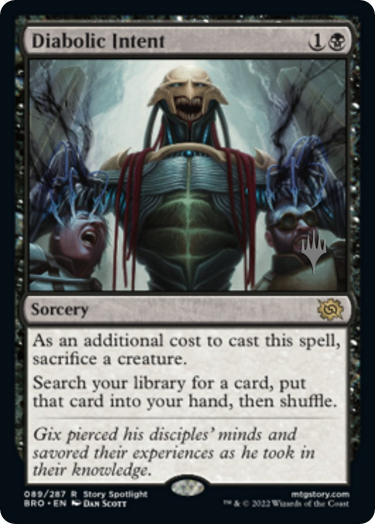 Diabolic Intent (Promo Pack) [The Brothers' War Promos] | Galactic Gamez