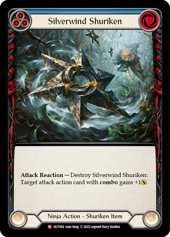 Silverwind Shuriken [OUT054] (Outsiders)  Rainbow Foil | Galactic Gamez