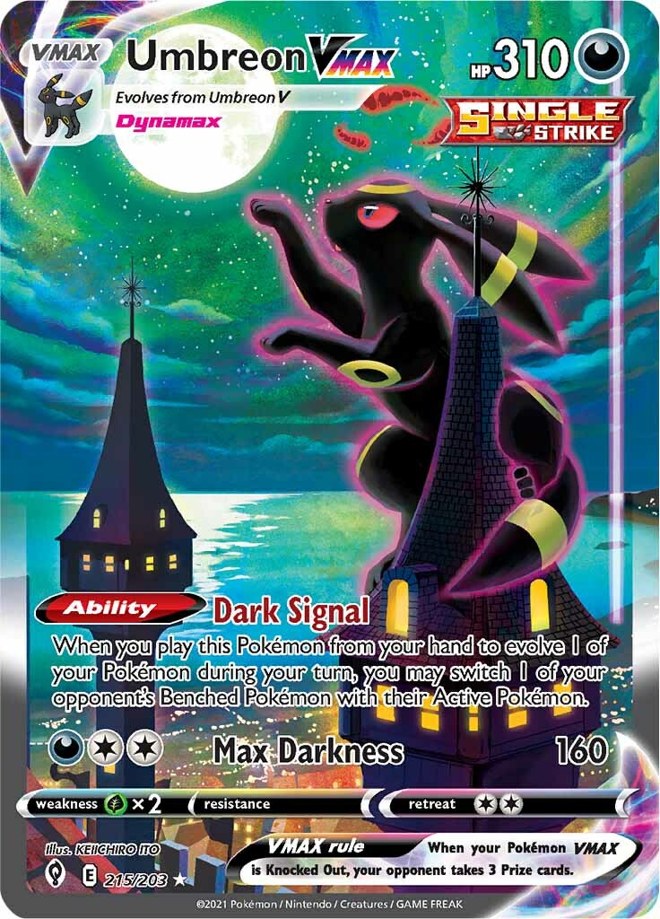 Umbreon VMAX (215/203) [Sword & Shield: Evolving Skies] | Galactic Gamez