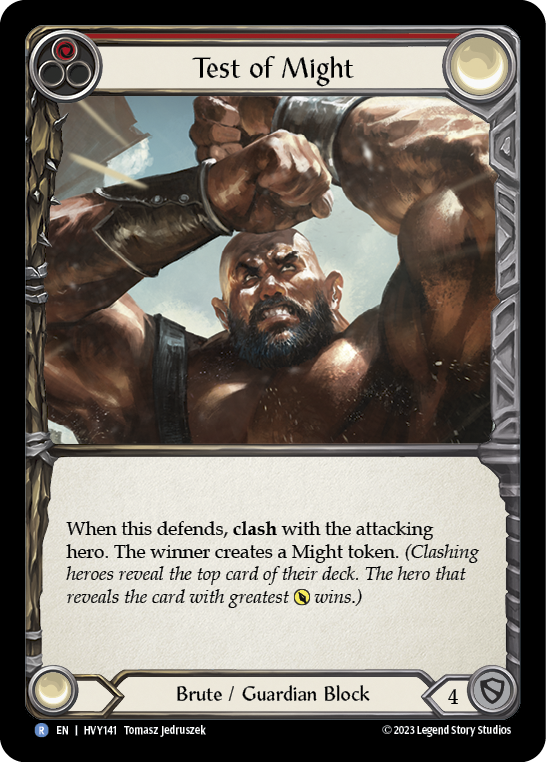 Test of Might [HVY141] (Heavy Hitters)  Rainbow Foil | Galactic Gamez