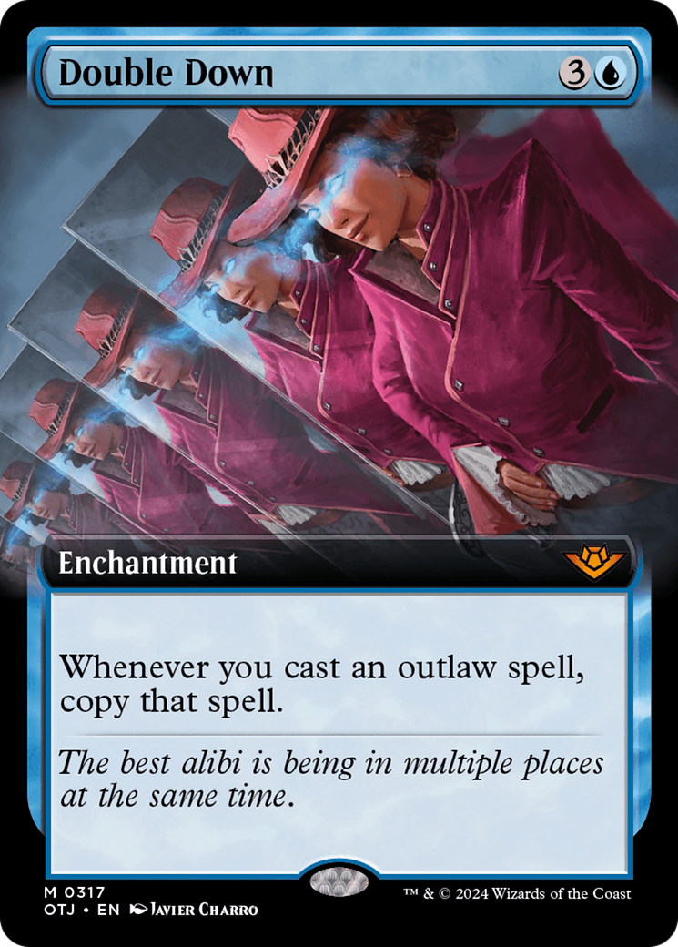 Double Down (Extended Art) [Outlaws of Thunder Junction] | Galactic Gamez