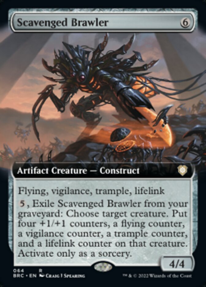 Scavenged Brawler (Extended Art) [The Brothers' War Commander] | Galactic Gamez